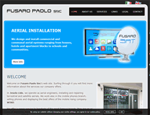 Tablet Screenshot of fusarosat.it